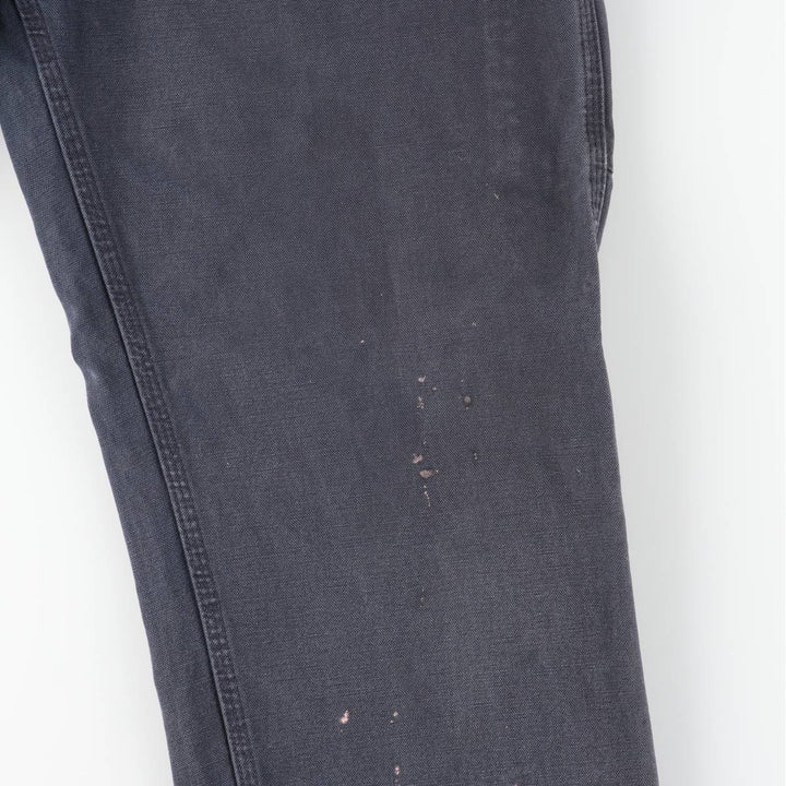 Carhartt Original Dungaree Fit Duck Painter Pants, Men's, W33 equivalent cotton navy blue type Vintage Second Hand