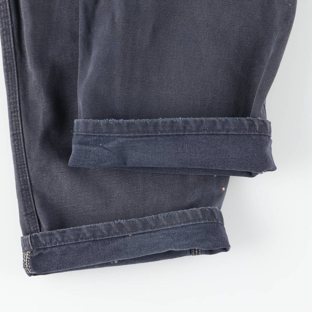 Carhartt Original Dungaree Fit Duck Painter Pants, Men's, W33 equivalent cotton navy blue type Vintage Second Hand
