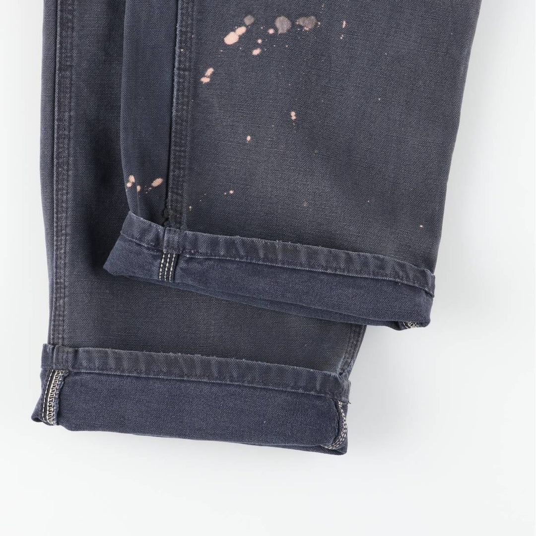 Carhartt Original Dungaree Fit Duck Painter Pants, Men's, W33 equivalent cotton navy blue type Vintage Second Hand