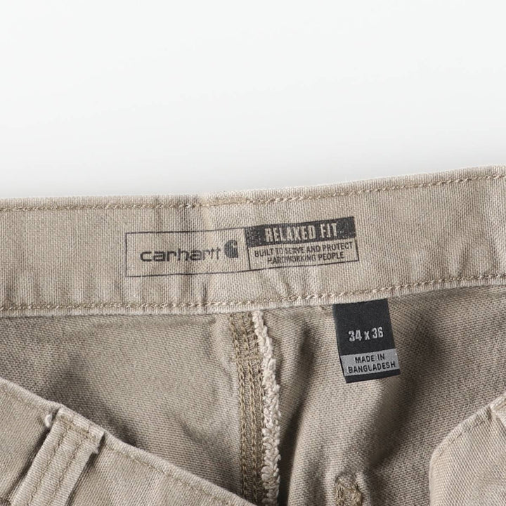 Carhartt Relaxed Fit Duck Painter Pants, Men's, Size 34 cotton brown type Vintage Second Hand
