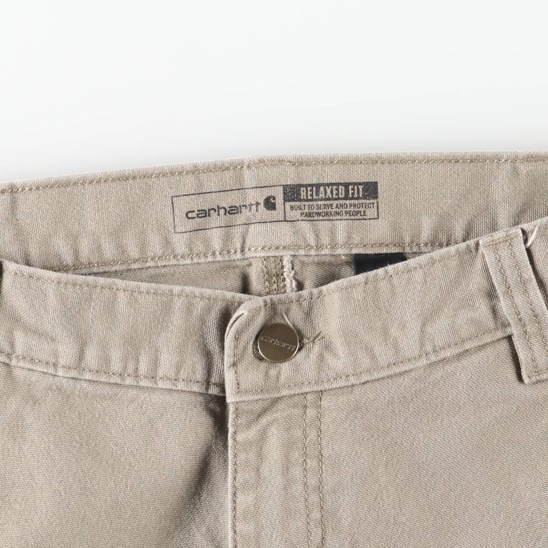 Carhartt Relaxed Fit Duck Painter Pants, Men's, Size 34 cotton brown type Vintage Second Hand