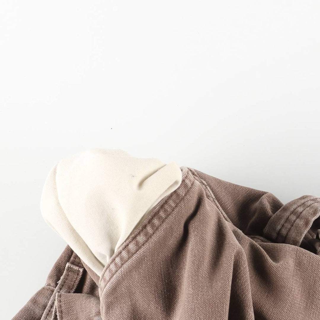 00'S Carhartt Dungaree Fit Duck Painter Pants Men's W33 equivalent cotton brown type Vintage Second Hand