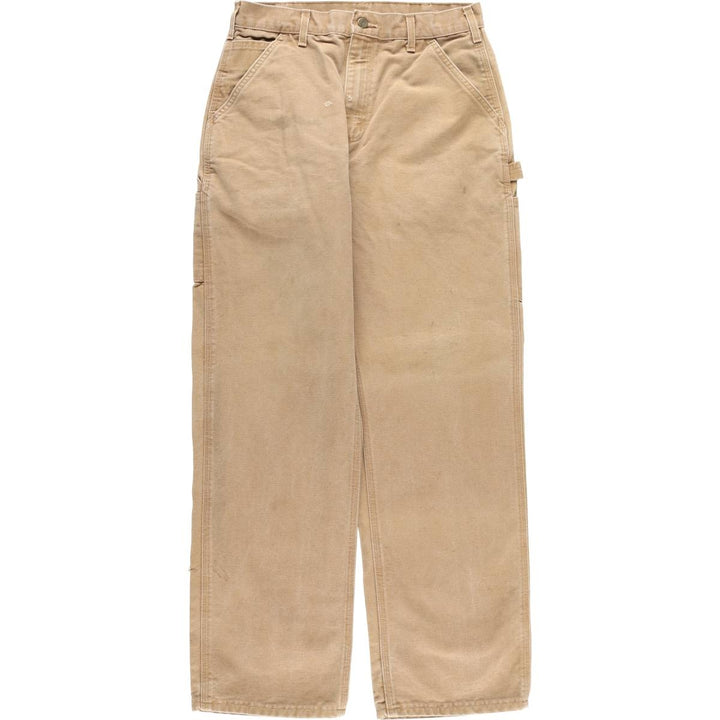 Carhartt Duck Painter Pants, Made in USA, Men's Size W31 (approx.) cotton brown type Vintage Second Hand