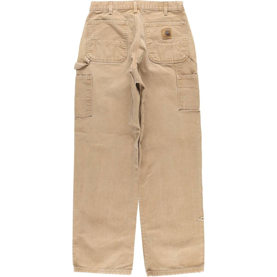 Carhartt Duck Painter Pants, Made in USA, Men's Size W31 (approx.) cotton brown type Vintage Second Hand