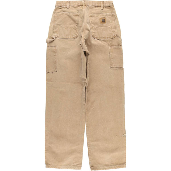 Carhartt Duck Painter Pants, Made in USA, Men's Size W31 (approx.) cotton brown type Vintage Second Hand