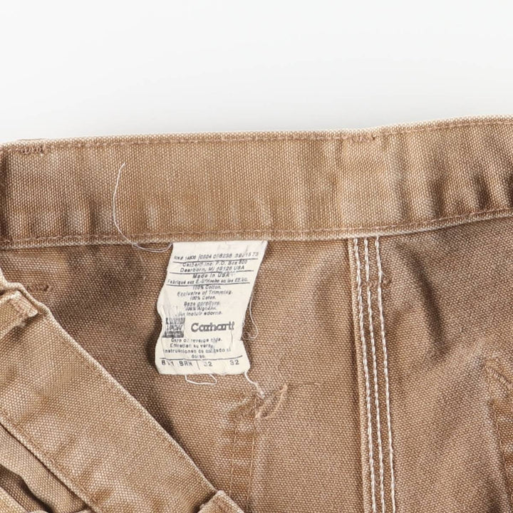 Carhartt Duck Painter Pants, Made in USA, Men's Size W31 (approx.) cotton brown type Vintage Second Hand