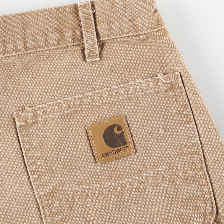 Carhartt Duck Painter Pants, Made in USA, Men's Size W31 (approx.) cotton brown type Vintage Second Hand