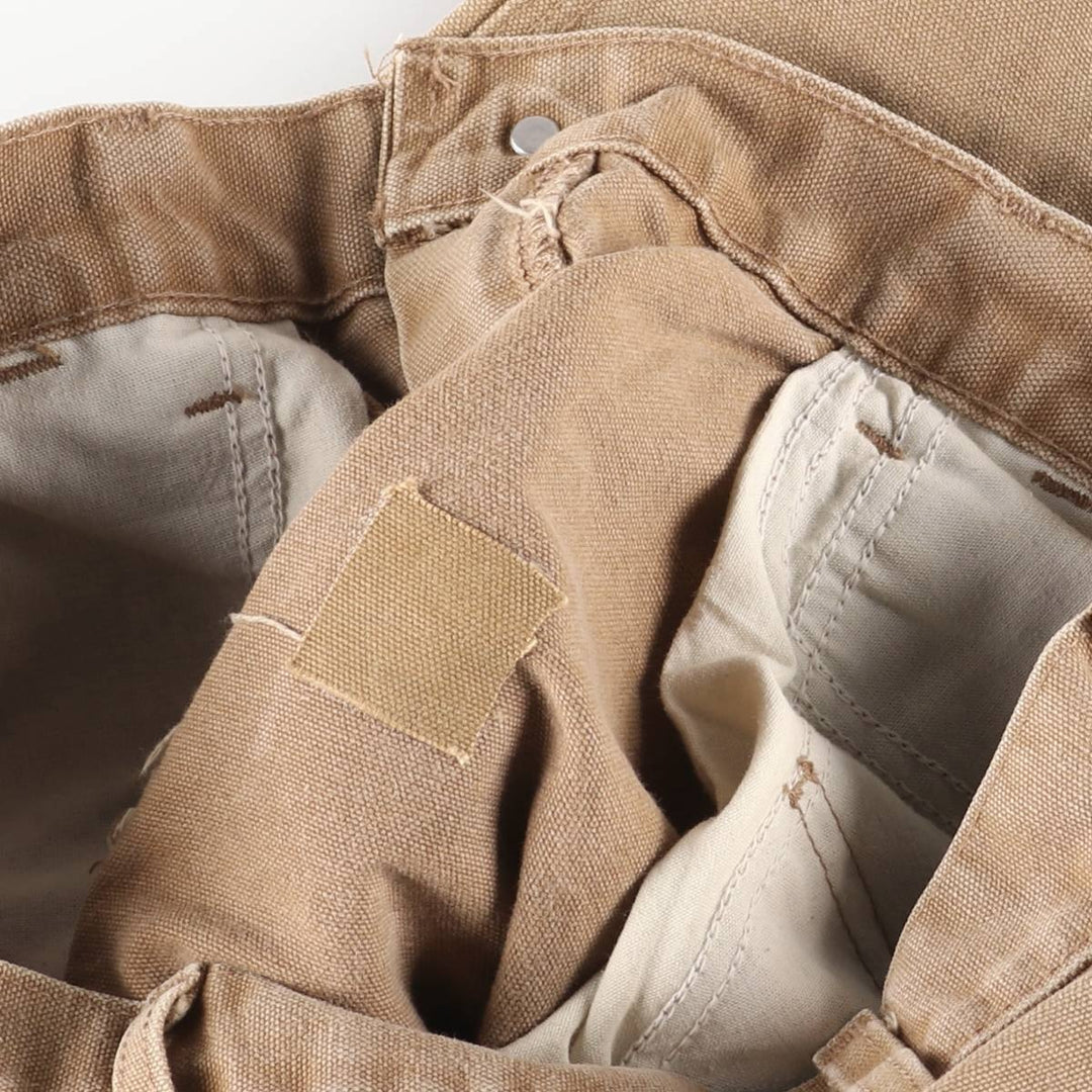 Carhartt Duck Painter Pants, Made in USA, Men's Size W31 (approx.) cotton brown type Vintage Second Hand