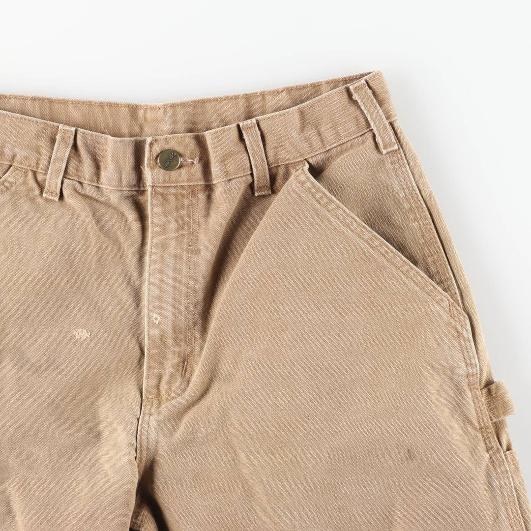 Carhartt Duck Painter Pants, Made in USA, Men's Size W31 (approx.) cotton brown type Vintage Second Hand