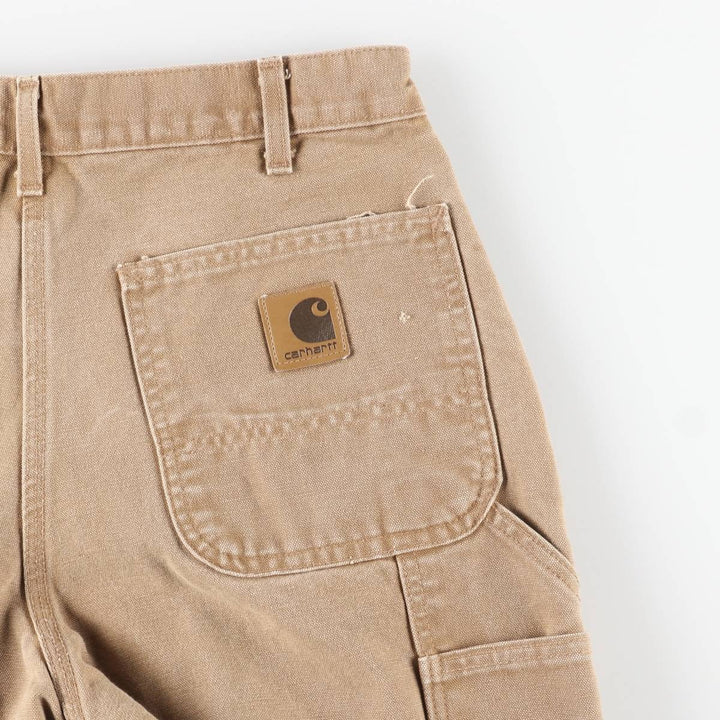 Carhartt Duck Painter Pants, Made in USA, Men's Size W31 (approx.) cotton brown type Vintage Second Hand