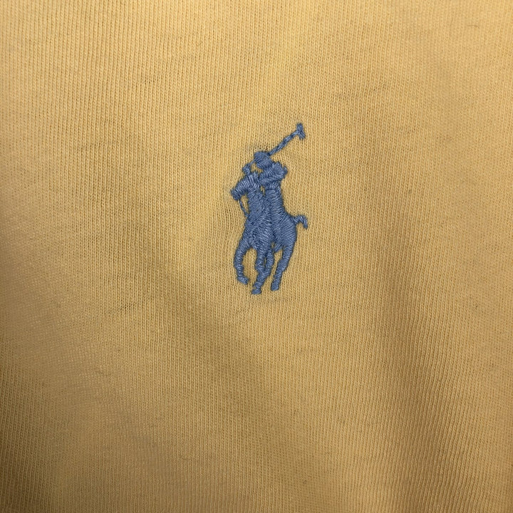 Ralph Lauren POLO by Ralph Lauren short sleeve one point logo T-shirt men's M size cotton yellow type Vintage Second Hand