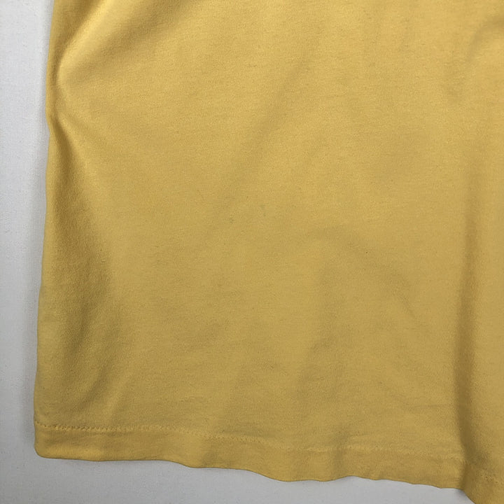 Ralph Lauren POLO by Ralph Lauren short sleeve one point logo T-shirt men's M size cotton yellow type Vintage Second Hand