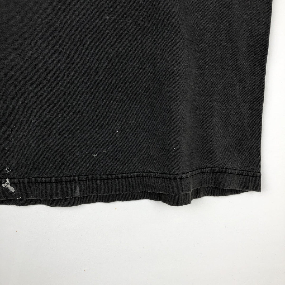 Tommy Hilfiger JEANS Painted Short-Sleeve Logo T-Shirt (Men's Size L) cotton gray type Vintage Second Hand