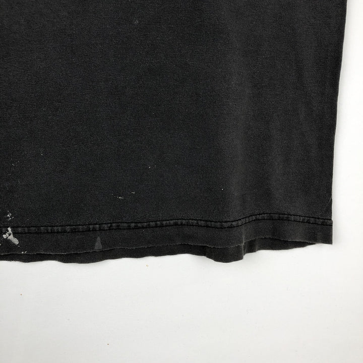 Tommy Hilfiger JEANS Painted Short-Sleeve Logo T-Shirt (Men's Size L) cotton gray type Vintage Second Hand