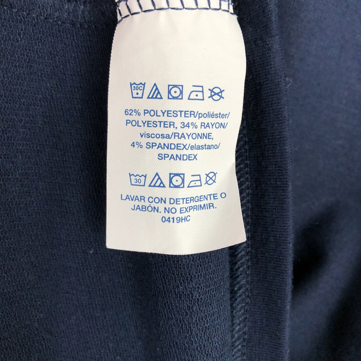 Ralph Lauren POLO RALPH LAUREN SLEEPWEAR Short-Sleeve T-Shirt with One-Point Logo, Men's Size M (approx.) polyester navy blue type Vintage Second Hand