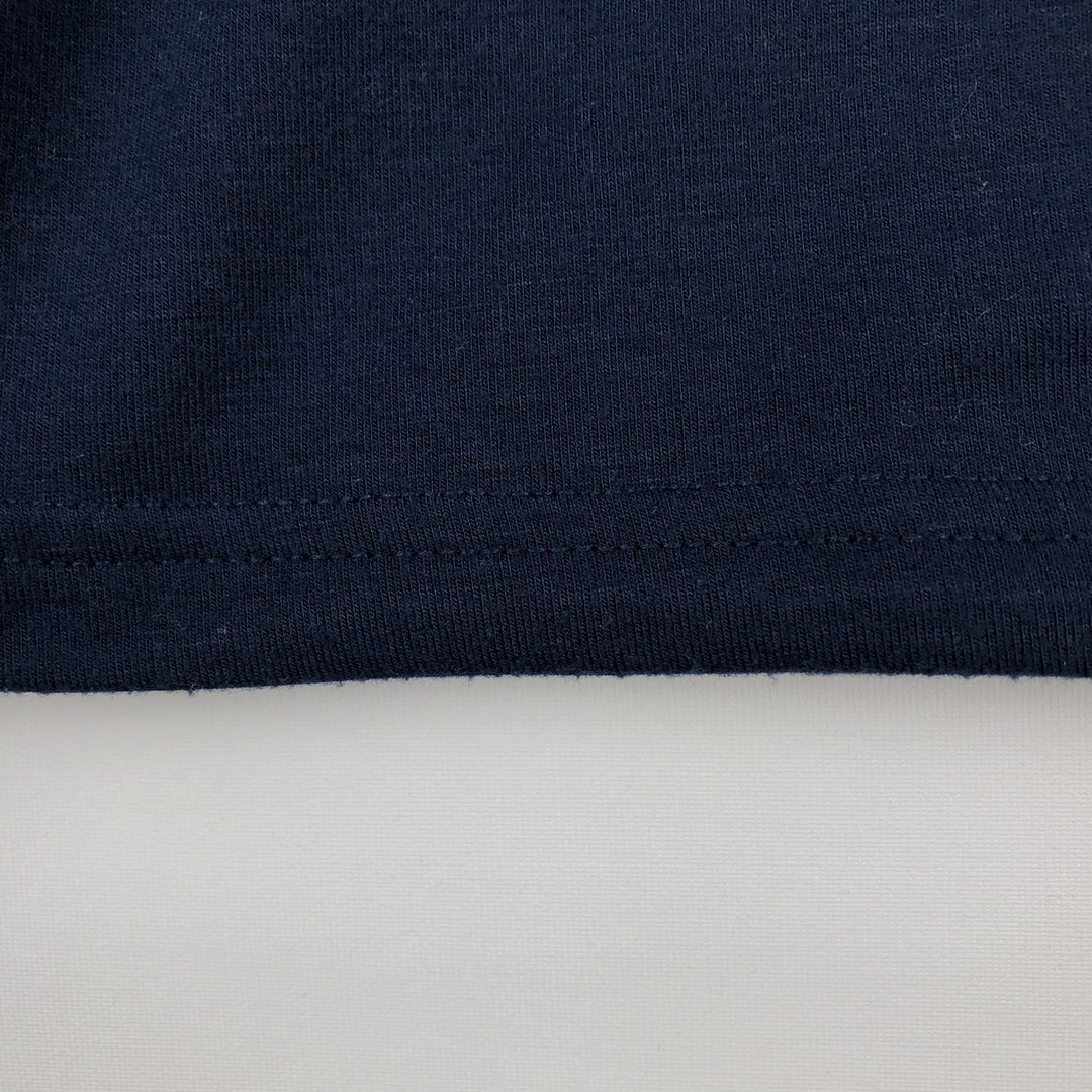 Ralph Lauren POLO RALPH LAUREN SLEEPWEAR Short-Sleeve T-Shirt with One-Point Logo, Men's Size M (approx.) polyester navy blue type Vintage Second Hand