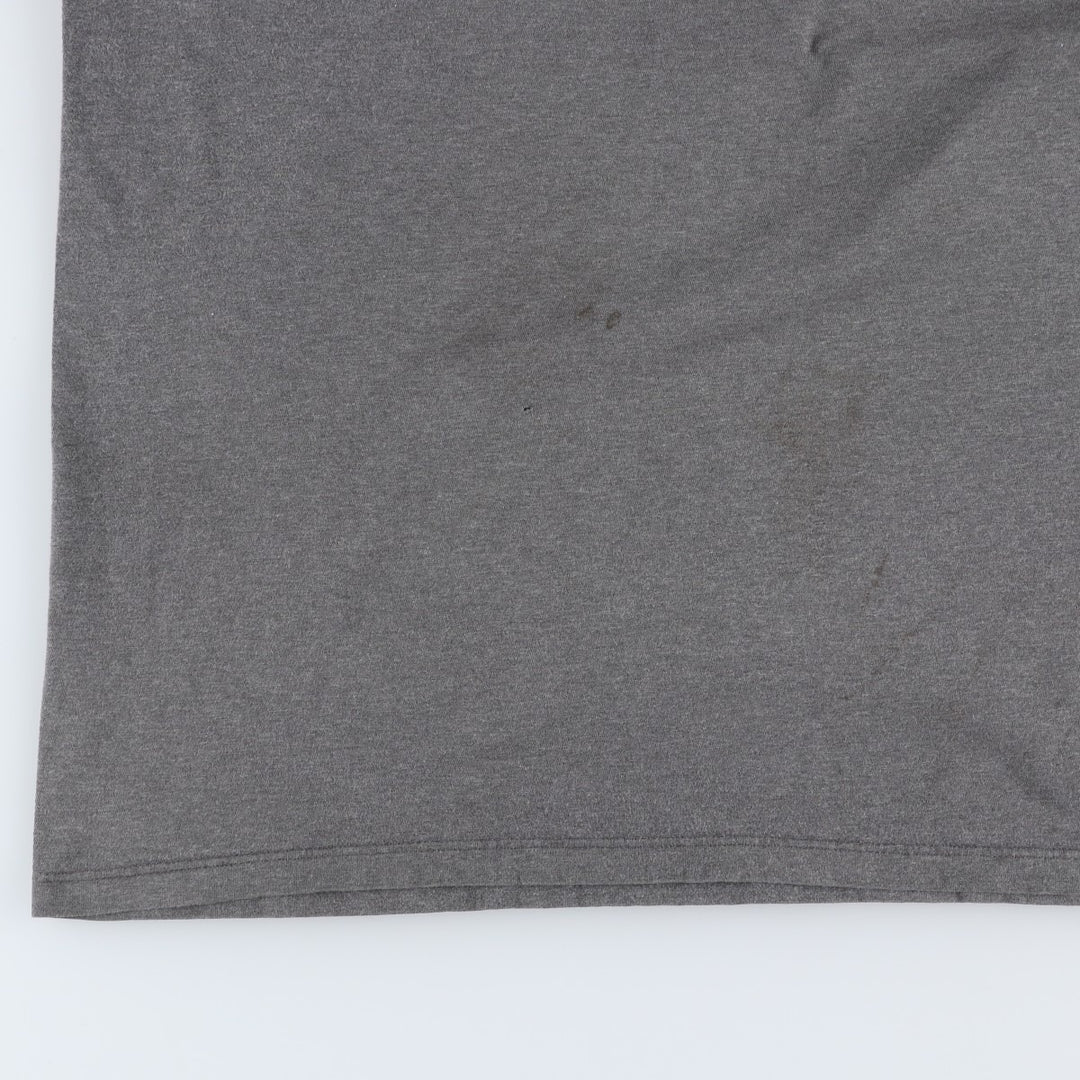 Ralph Lauren POLO by Ralph Lauren Short-Sleeve T-Shirt with One-Point Logo, Men's Size XL (approx.) cotton gray type Vintage Second Hand