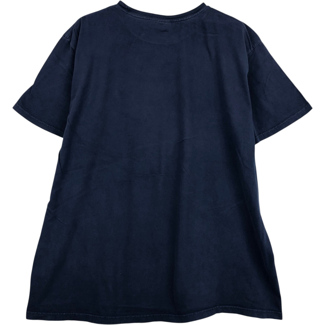 Ralph Lauren POLO by Ralph Lauren short sleeve one point logo T-shirt men's L size cotton navy blue type Vintage Second Hand