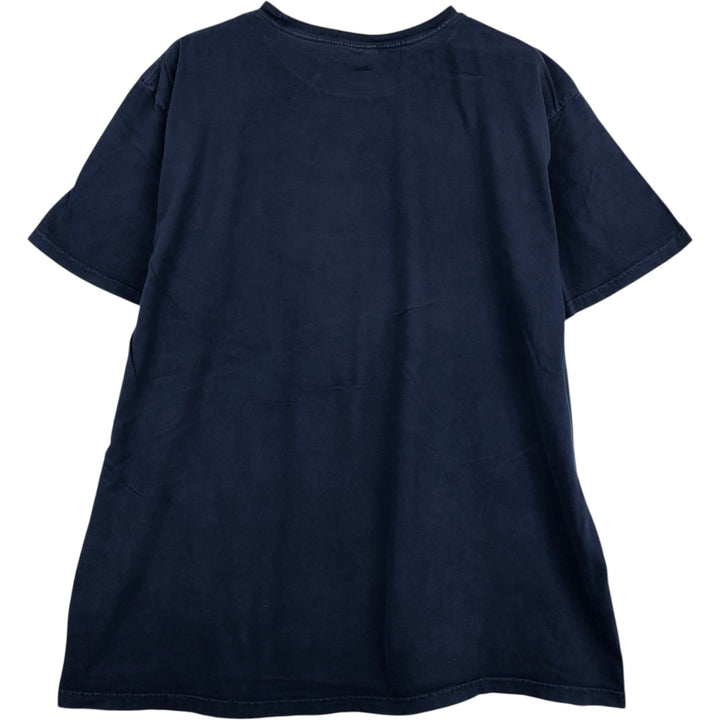 Ralph Lauren POLO by Ralph Lauren short sleeve one point logo T-shirt men's L size cotton navy blue type Vintage Second Hand