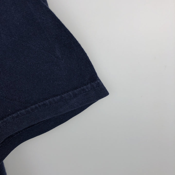Ralph Lauren POLO by Ralph Lauren short sleeve one point logo T-shirt men's L size cotton navy blue type Vintage Second Hand