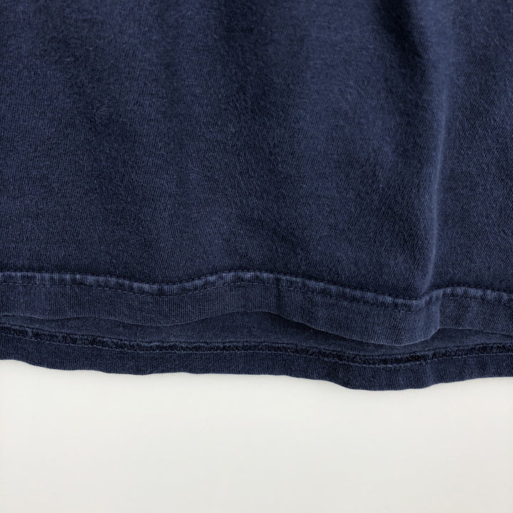 Ralph Lauren POLO by Ralph Lauren short sleeve one point logo T-shirt men's L size cotton navy blue type Vintage Second Hand
