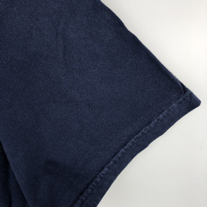 Ralph Lauren POLO by Ralph Lauren short sleeve one point logo T-shirt men's L size cotton navy blue type Vintage Second Hand