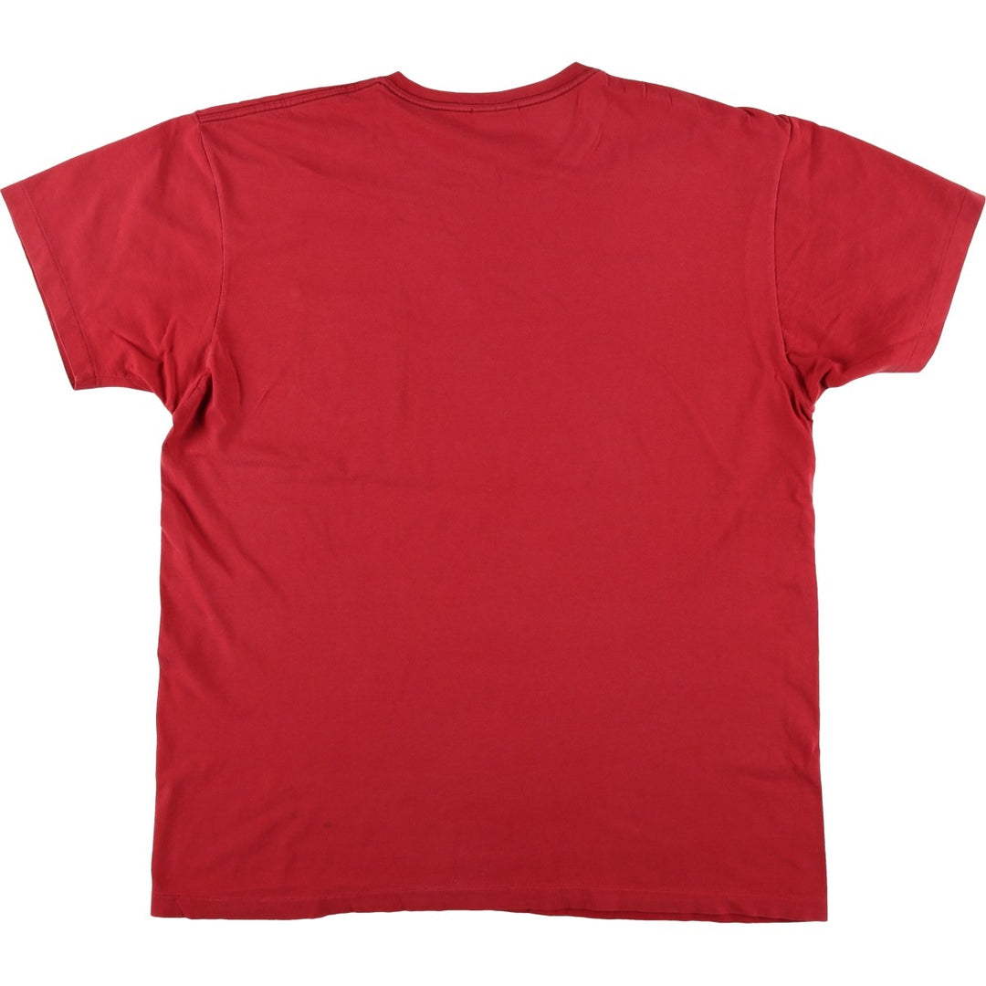 Ralph Lauren POLO by Ralph Lauren Short Sleeve One Point Logo Pocket T-Shirt Men's L cotton red type Vintage Second Hand