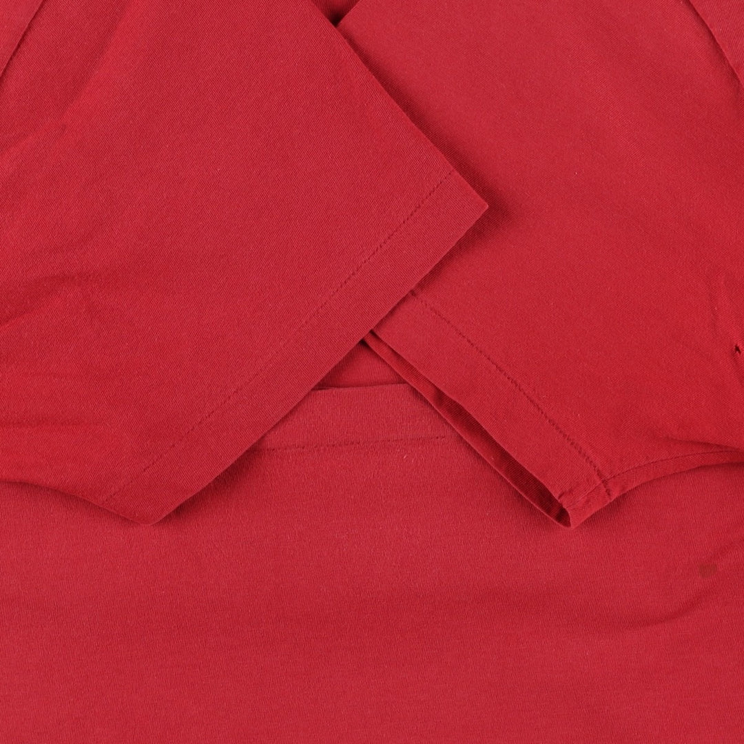 Ralph Lauren POLO by Ralph Lauren Short Sleeve One Point Logo Pocket T-Shirt Men's L cotton red type Vintage Second Hand