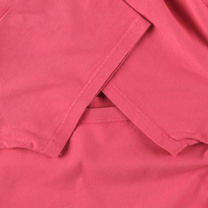 Ralph Lauren POLO by Ralph Lauren Short-Sleeve T-Shirt with One-Point Logo, Men's Size XL (approx.) cotton red type Vintage Second Hand