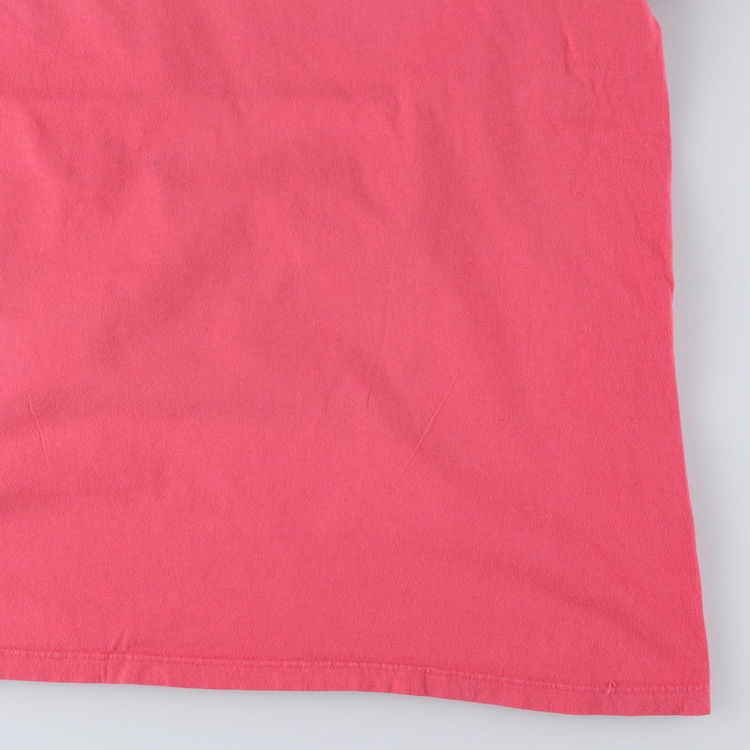 Ralph Lauren POLO by Ralph Lauren Short-Sleeve T-Shirt with One-Point Logo, Men's Size XL (approx.) cotton red type Vintage Second Hand