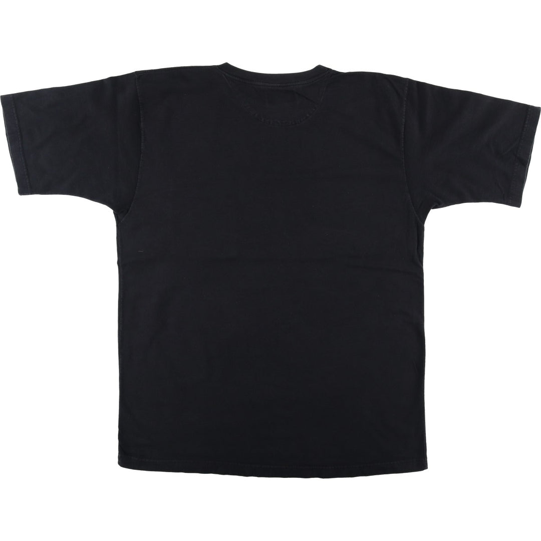 Ralph Lauren CHAPS GOLF Short-Sleeve T-Shirt with One-Point Logo Pocket, Men's Size XXL (approx.) cotton black type Vintage Second Hand