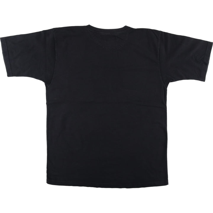 Ralph Lauren CHAPS GOLF Short-Sleeve T-Shirt with One-Point Logo Pocket, Men's Size XXL (approx.) cotton black type Vintage Second Hand