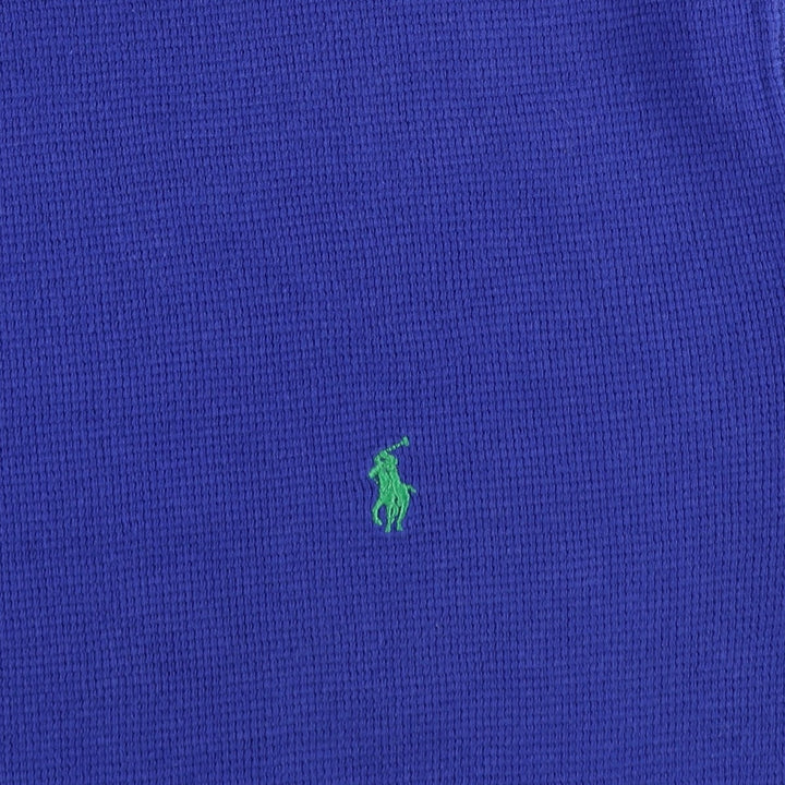 Ralph Lauren POLO RALPH LAUREN Short Sleeve Logo T-Shirt Men's M cotton blue type Vintage Second Hand