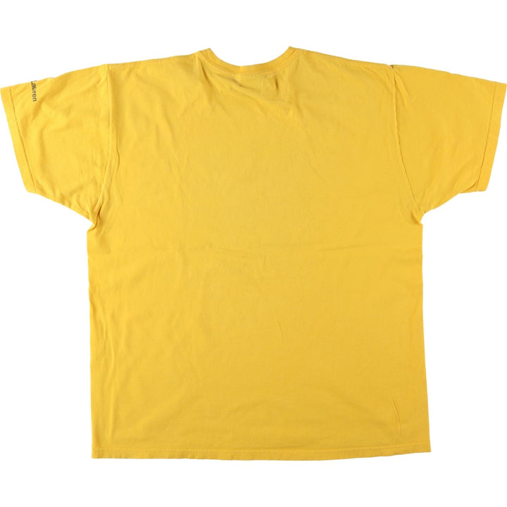 Ralph Lauren POLO JEANS COMPANY Short-Sleeve Logo T-Shirt, Men's Size L (approx.) cotton yellow type Vintage Second Hand