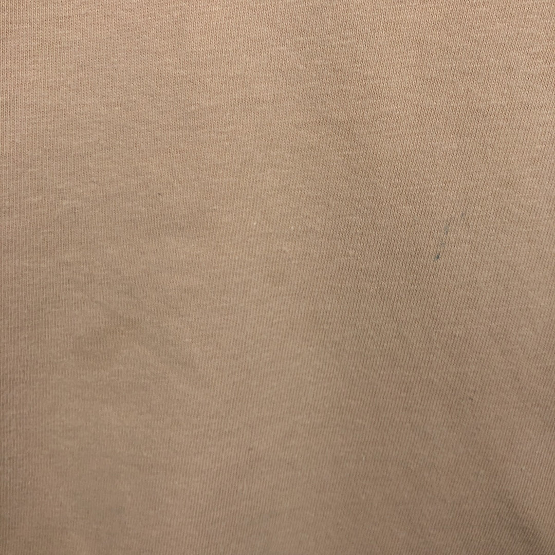 90'S Hanes BEEFY-T Dog Print Animal T-Shirt, Made in USA, Men's Size L (approx.), Vintage cotton Beige type Vintage Second Hand