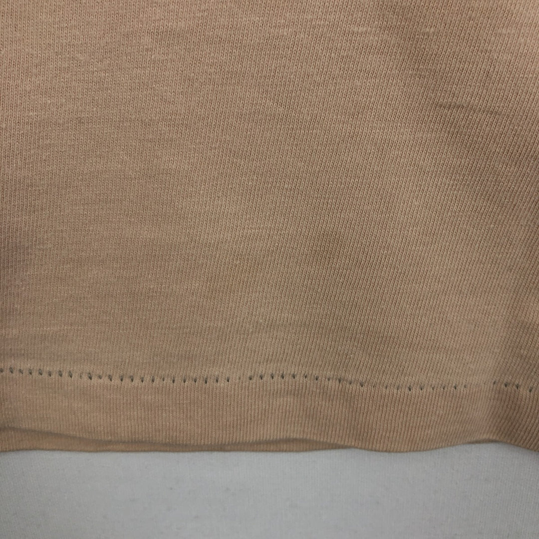 90'S Hanes BEEFY-T Dog Print Animal T-Shirt, Made in USA, Men's Size L (approx.), Vintage cotton Beige type Vintage Second Hand