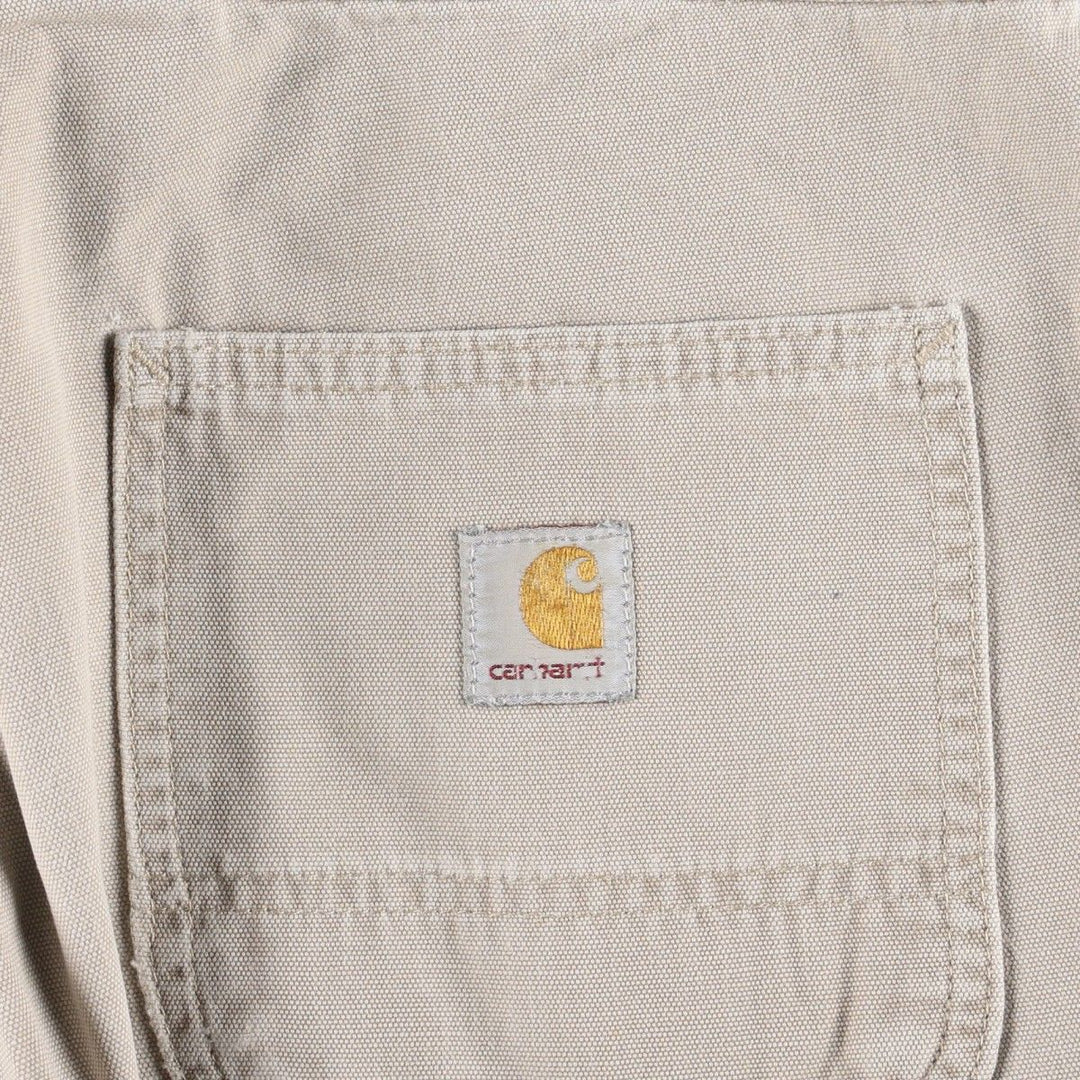 Carhartt Relaxed Fit Duck Work Pants, Men's W31 (approx.) cotton Beige type Vintage Second Hand