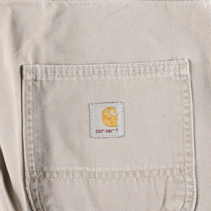 Carhartt Relaxed Fit Duck Work Pants, Men's W31 (approx.) cotton Beige type Vintage Second Hand