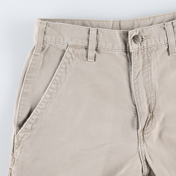 Carhartt Relaxed Fit Duck Work Pants, Men's W31 (approx.) cotton Beige type Vintage Second Hand