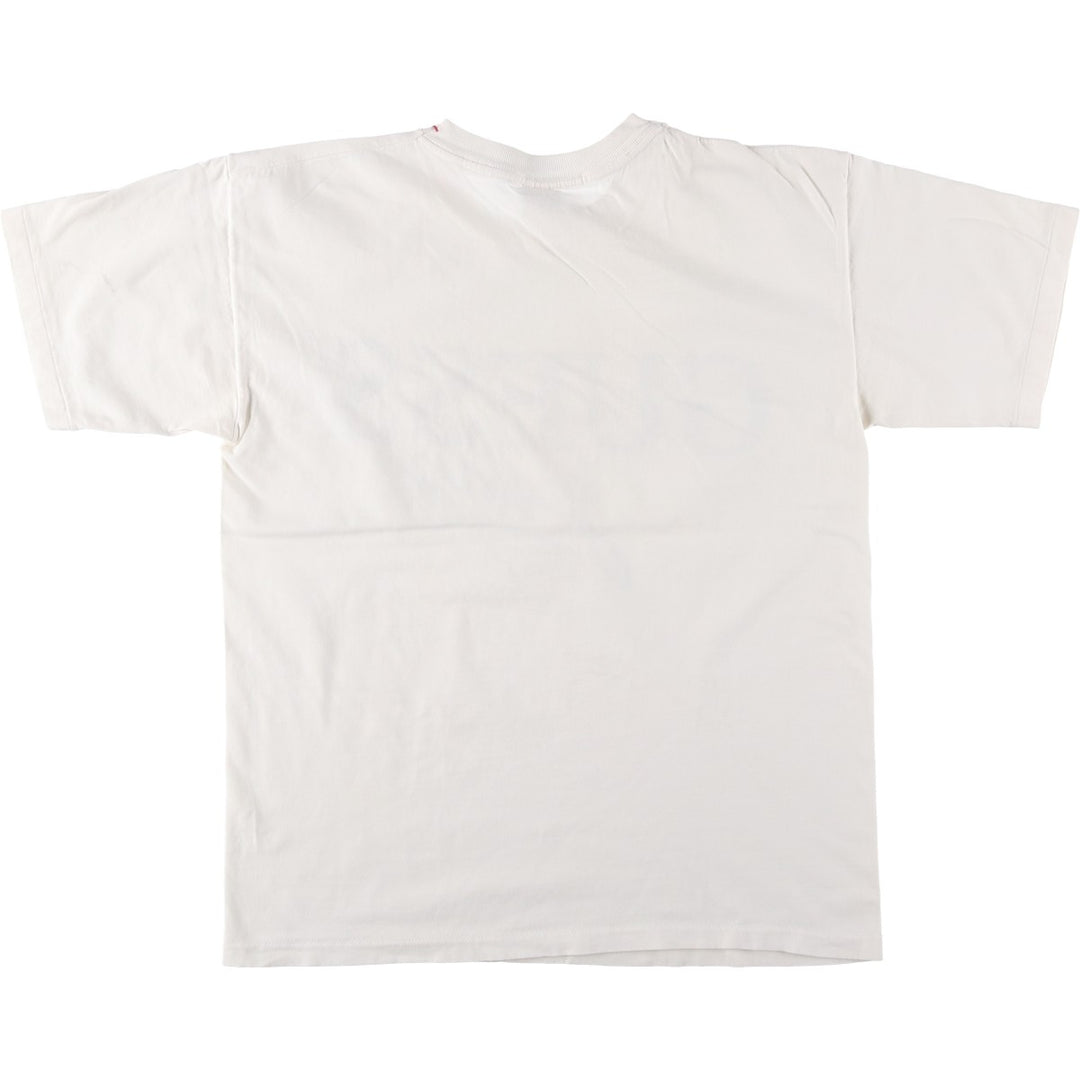 Guess Short-Sleeve Printed T-Shirt, Men's Size M (approx.) unclear white type Vintage Second Hand