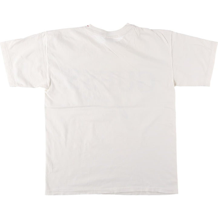 Guess Short-Sleeve Printed T-Shirt, Men's Size M (approx.) unclear white type Vintage Second Hand