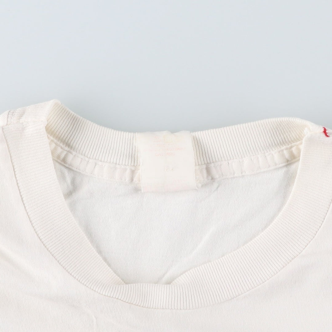 Guess Short-Sleeve Printed T-Shirt, Men's Size M (approx.) unclear white type Vintage Second Hand