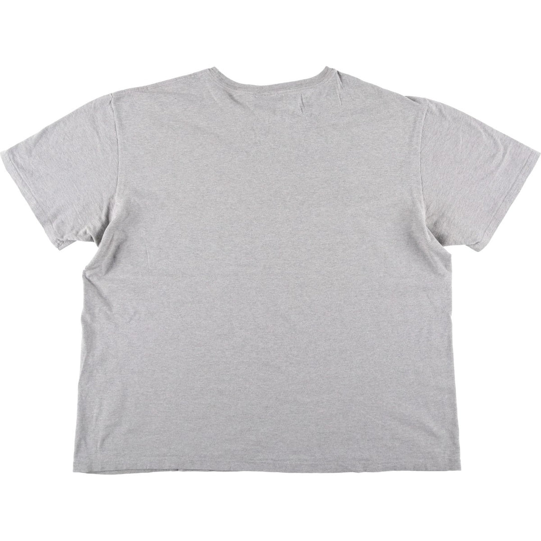 Ralph Lauren POLO SPORT short sleeve printed T-shirt, men's size XL cotton gray type Vintage Second Hand