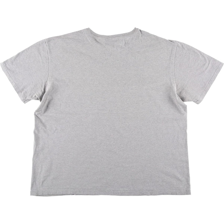 Ralph Lauren POLO SPORT short sleeve printed T-shirt, men's size XL cotton gray type Vintage Second Hand