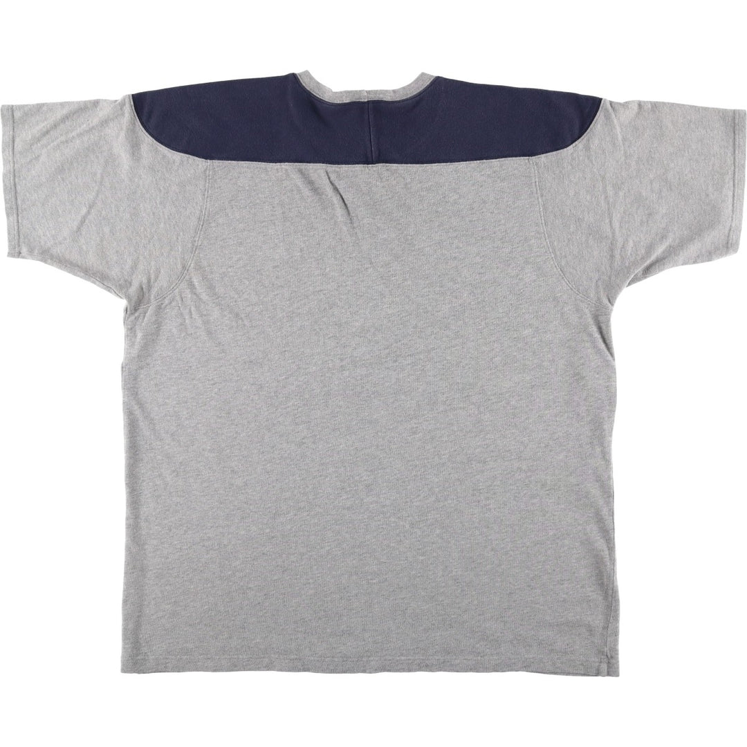 Ralph Lauren POLO JEANS COMPANY Short Sleeve Logo T-Shirt Men's XL cotton gray type Vintage Second Hand