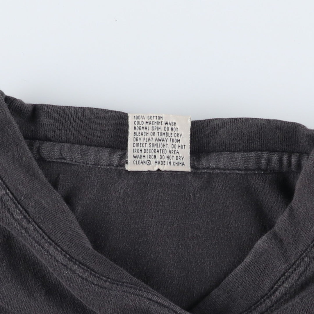 HARD ROCK CAFE Hard Rock Cafe Advertising T-shirt Men's XL size cotton Charcoal Vintage Second Hand