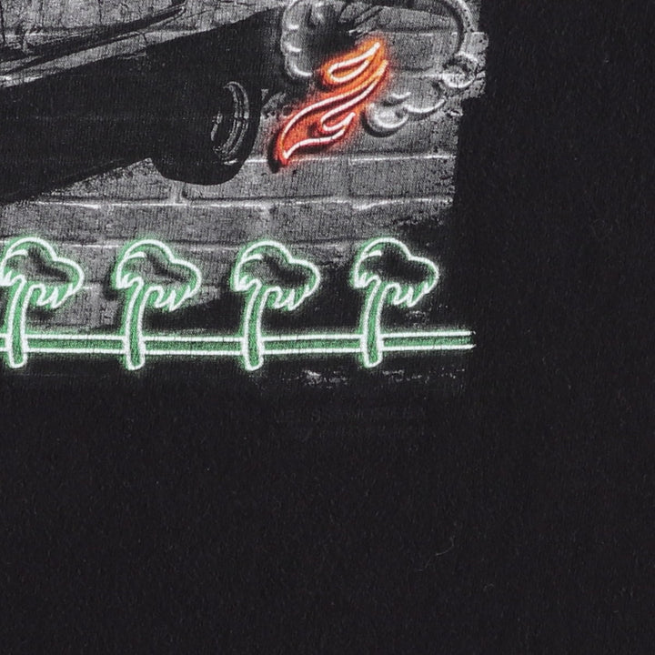 IN-N-OUT BURGER In-N-Out Burger Advertising T-shirt Made in USA Men's XL size cotton black type Vintage Second Hand