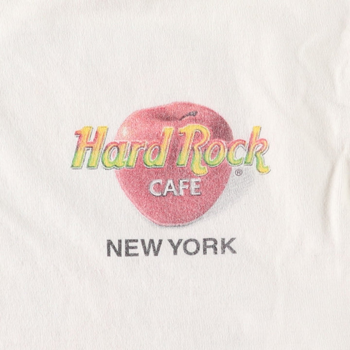 90'S HARD ROCK CAFE Hard Rock Cafe Advertising T-shirt Men's M size Vintage cotton white type Vintage Second Hand