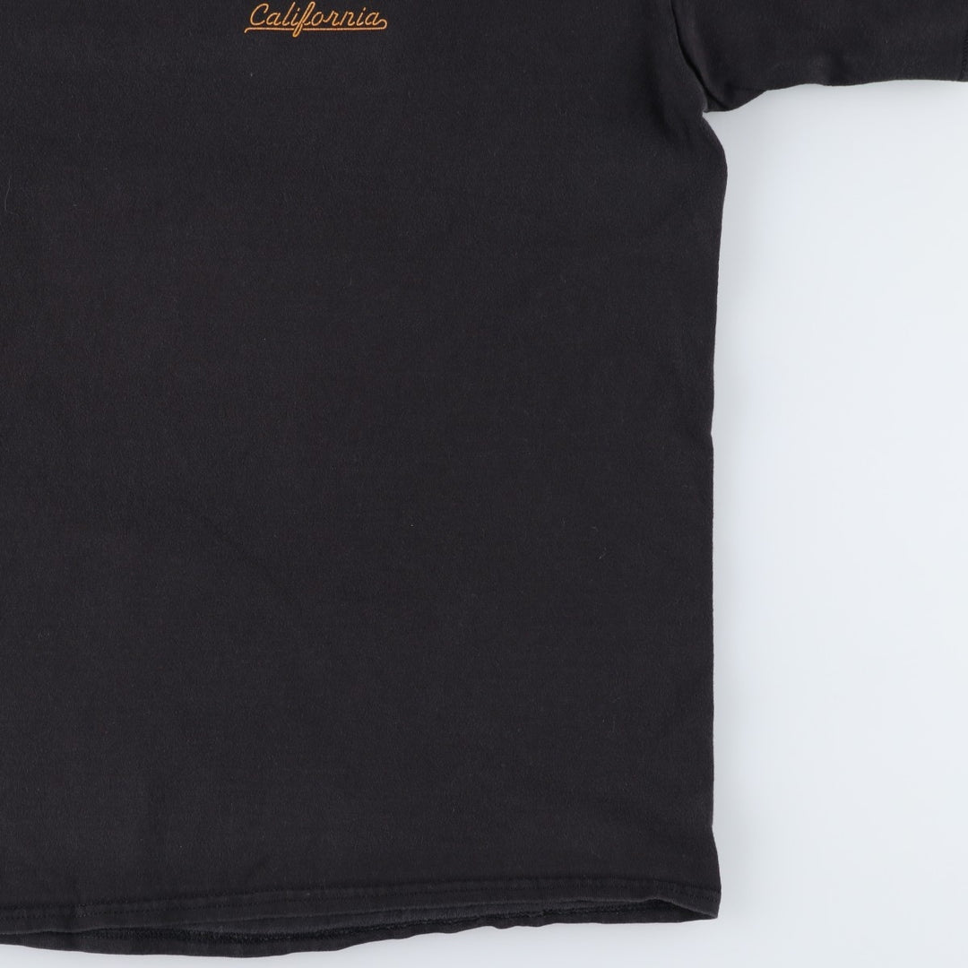 IN-N-OUT BURGER In-and-Out Burger Advertising T-shirt Men's XL size cotton black type Vintage Second Hand