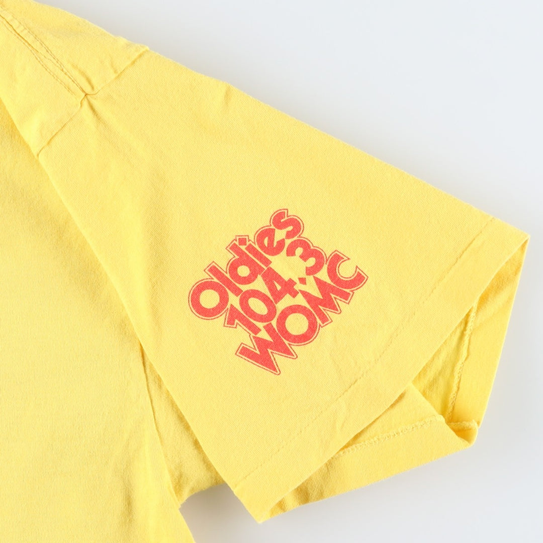 90'S Woodward Dream Cruise '97 Advertising T-Shirt, Made in USA, Men's XXL equivalent, Vintage cotton yellow type Vintage Second Hand